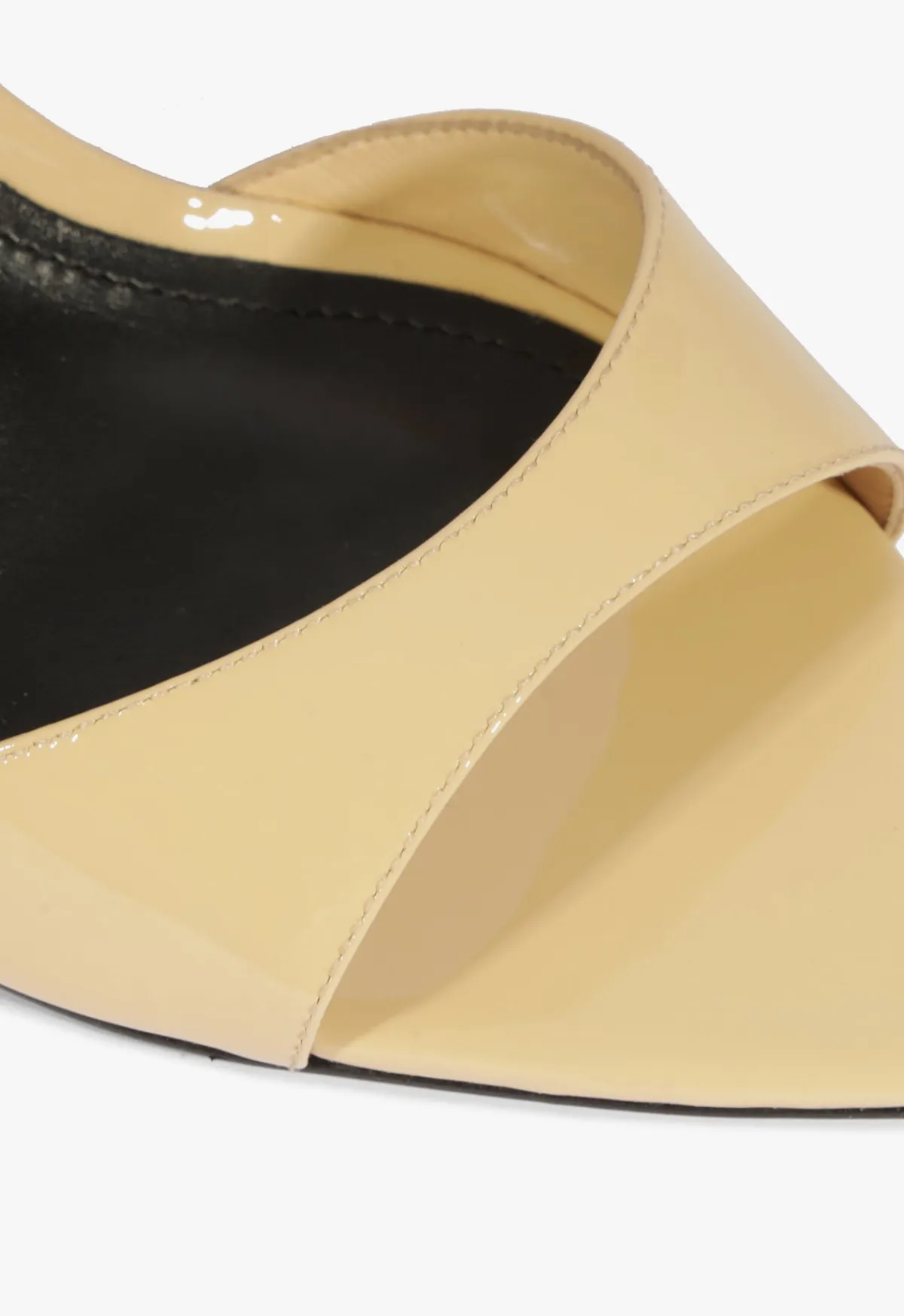 Fashion Schutz Elodie Patent Sandal Beige