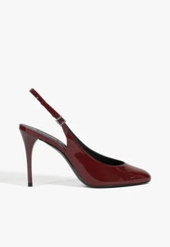 New Schutz Geraldine Sling Patent Pump Red