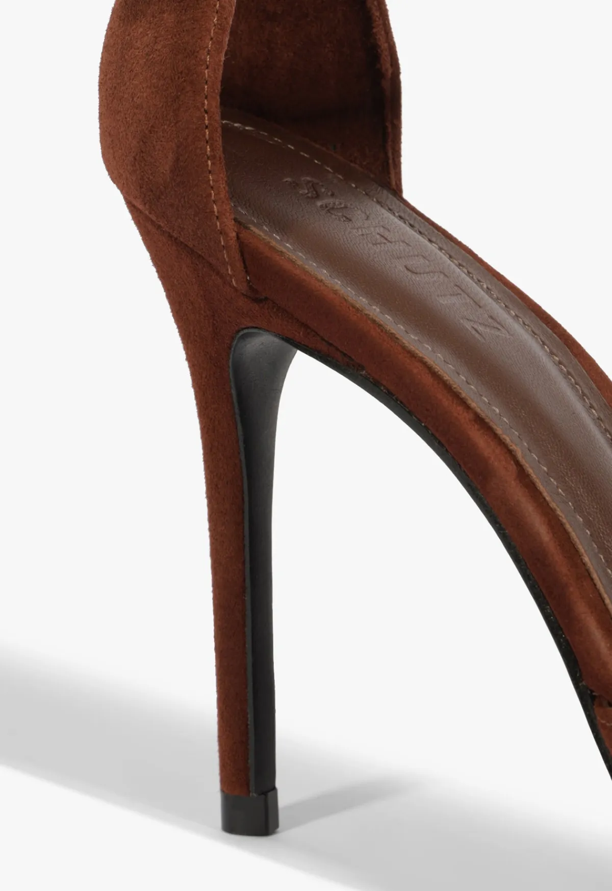 Hot Schutz Hilda Leaf Suede Sandal Brown