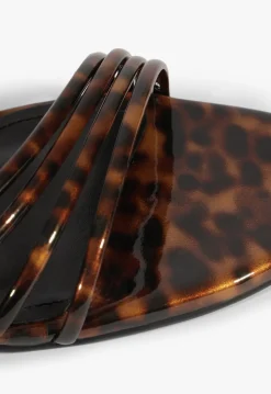 Fashion Schutz Inez Mule Sandal Animal Print