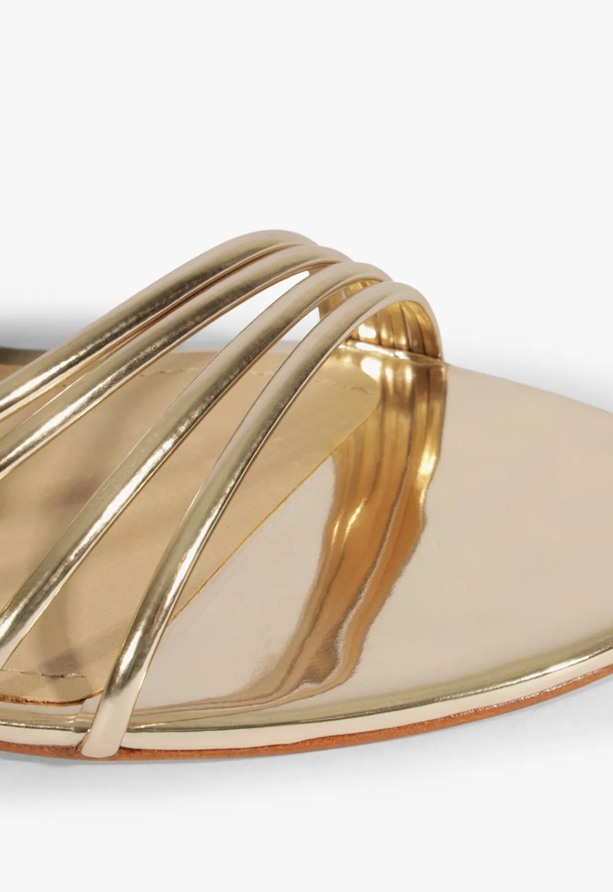 Fashion Schutz Inez Mule Sandal Gold