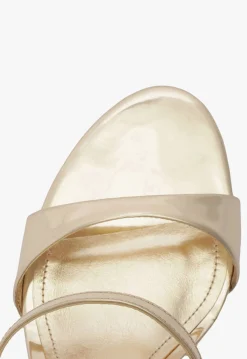 Online Schutz Jessica Mid Mule Metallic Sandal Gold