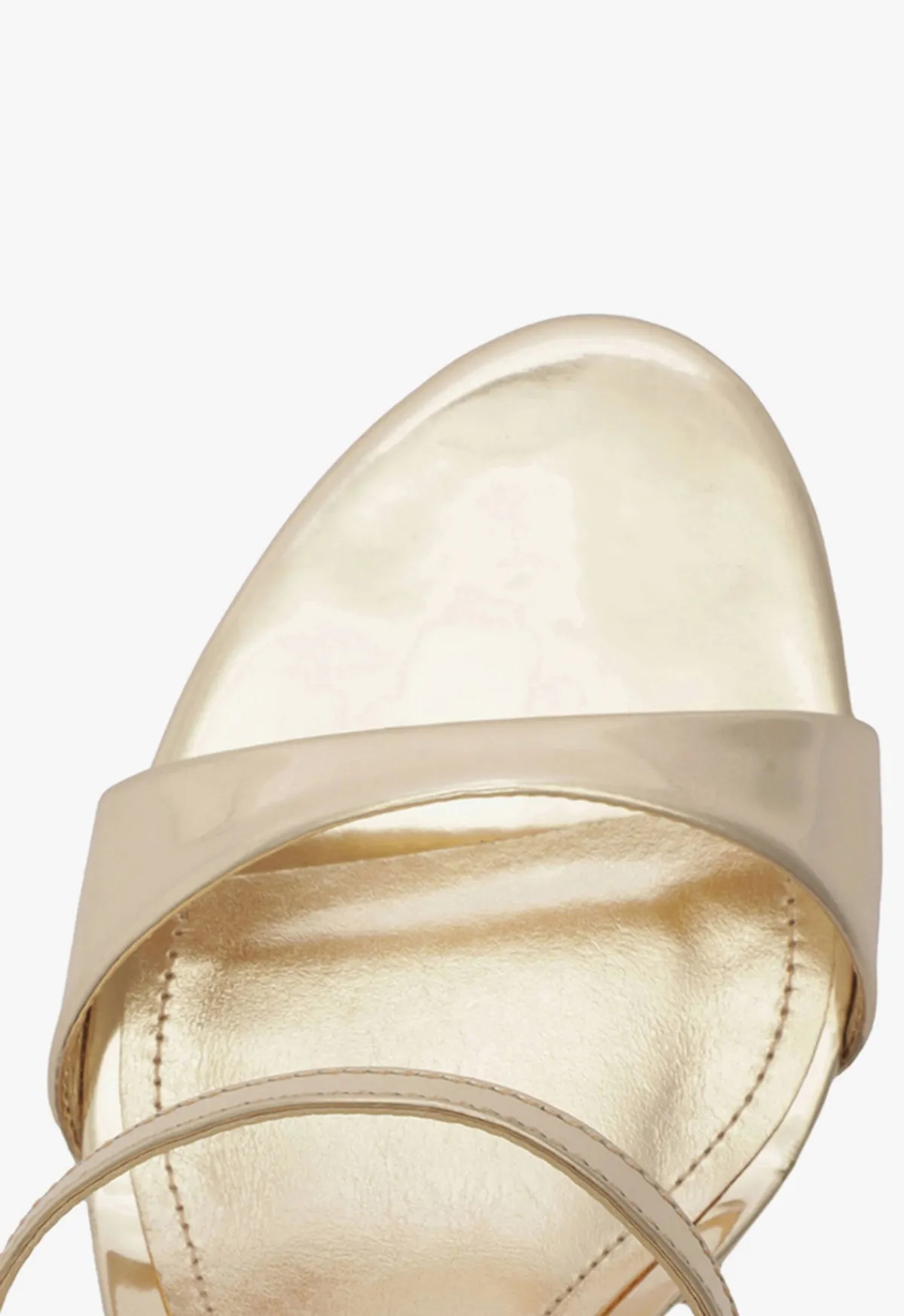 Online Schutz Jessica Mid Mule Metallic Sandal Gold