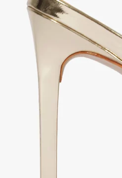 Fashion Schutz Jessica Mule Metallic Sandal Gold