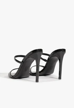 Online Schutz Jessica Mule Patent Sandal Black