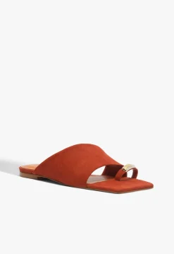 Discount Schutz Jodie Nubuck Sandal Orange