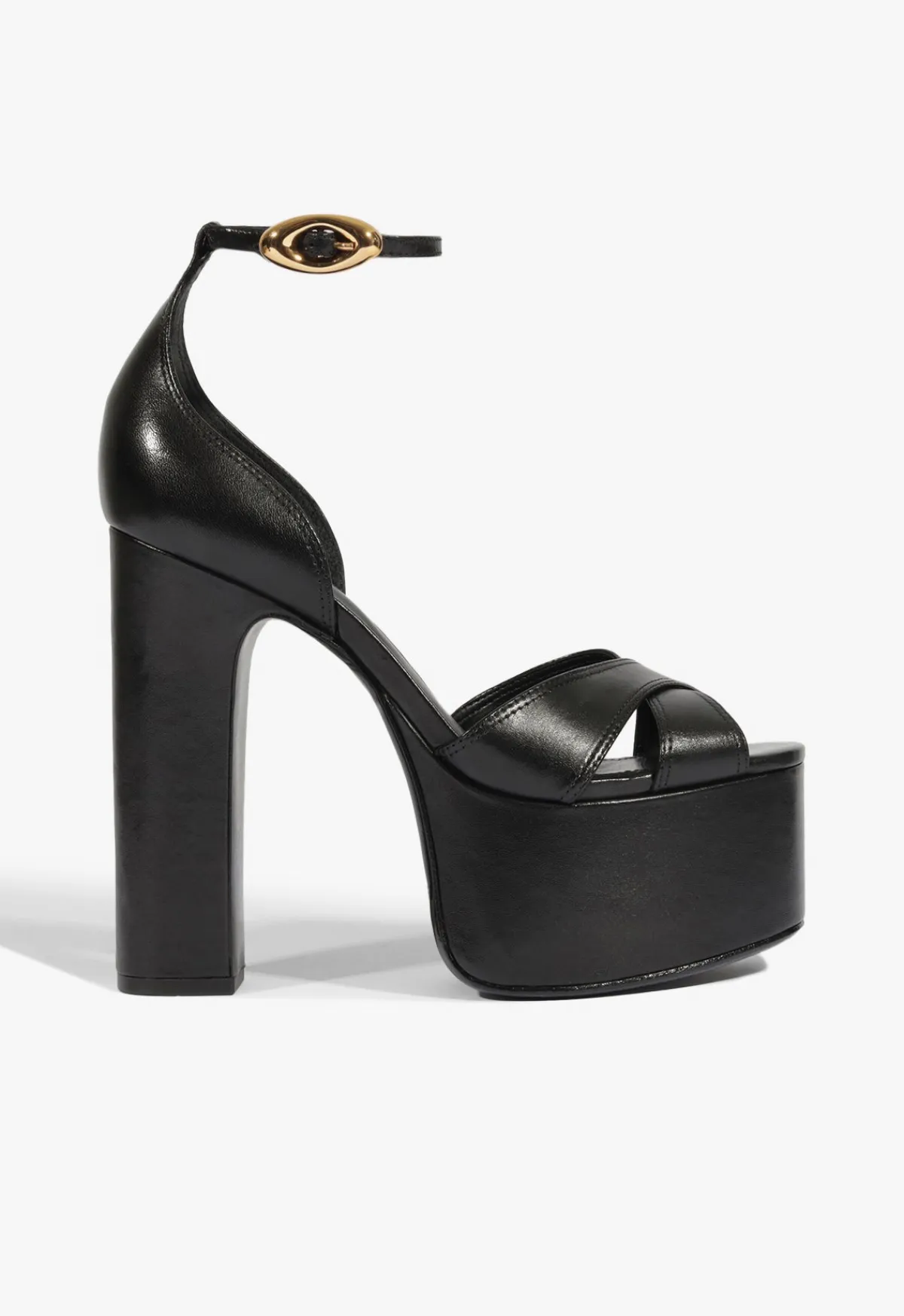 Outlet Schutz Jolene Leather Sandal Black