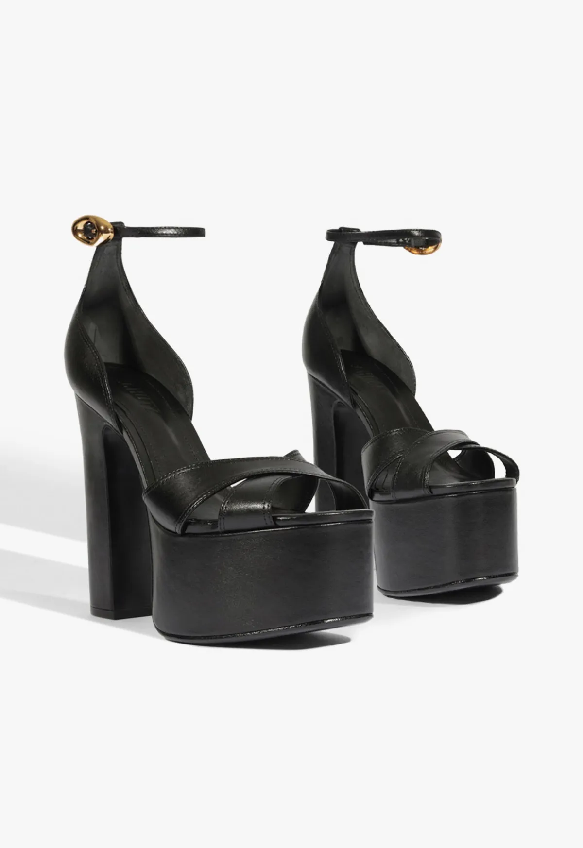 Outlet Schutz Jolene Leather Sandal Black