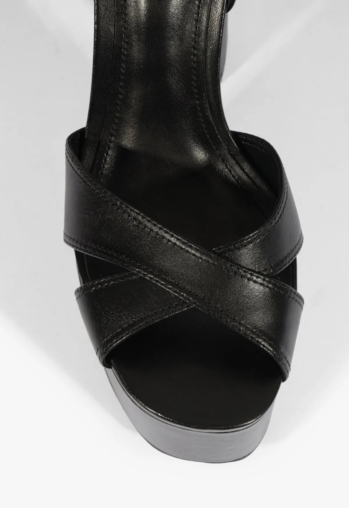 Outlet Schutz Jolene Leather Sandal Black