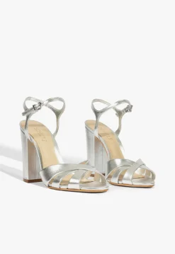 Hot Schutz Keefa Block Sandal Silver