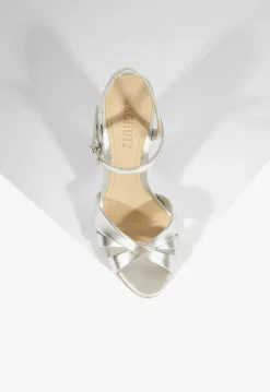 Hot Schutz Keefa Block Sandal Silver