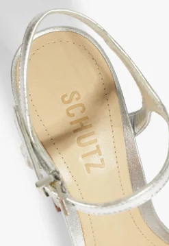 Hot Schutz Keefa Block Sandal Silver