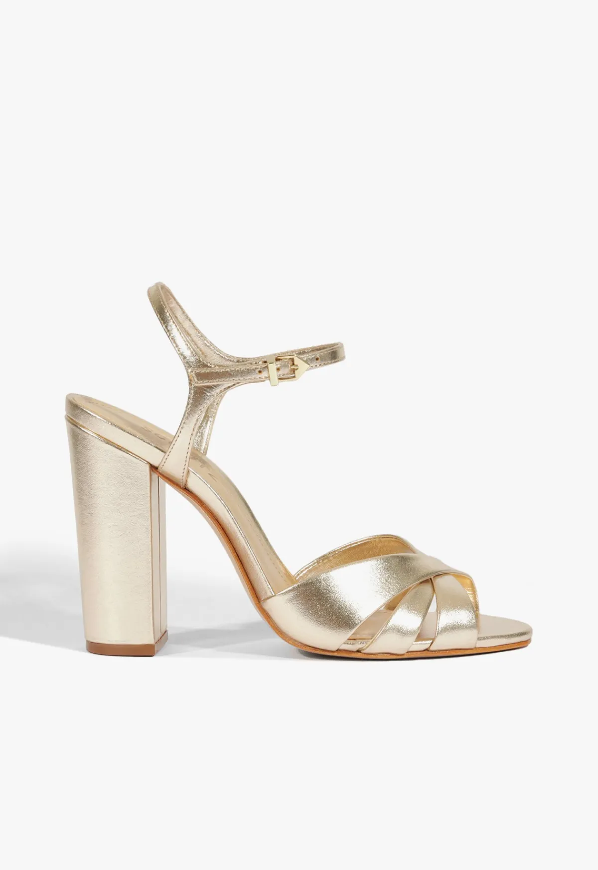 Outlet Schutz Keefa Block Sandal Gold