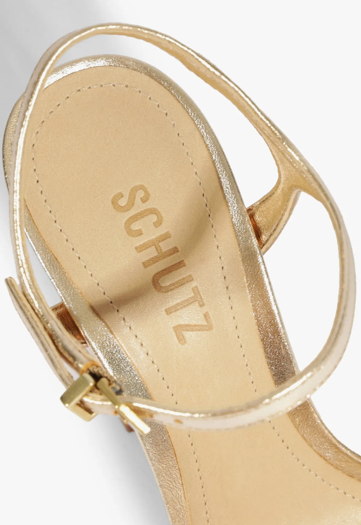 Outlet Schutz Keefa Block Sandal Gold