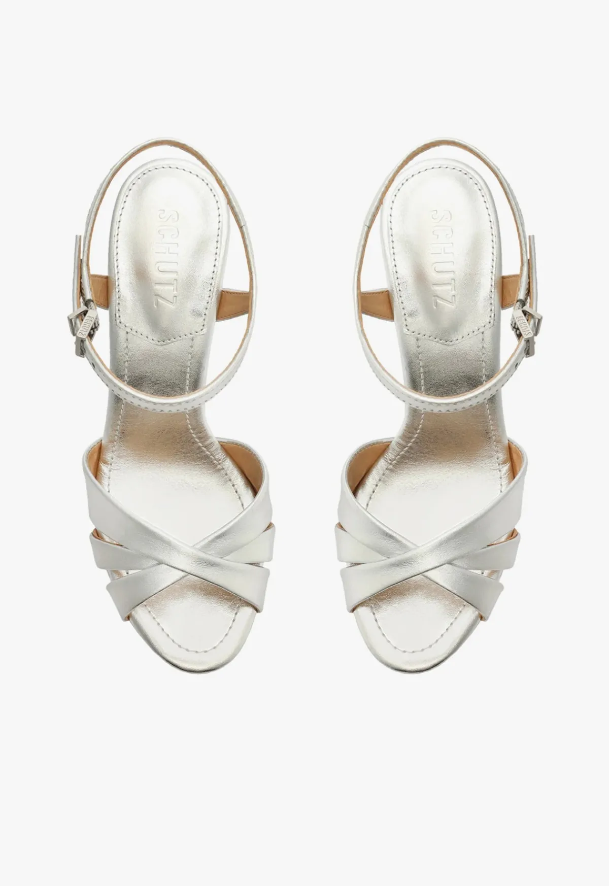 Discount Schutz Keefa High Sandal Silver