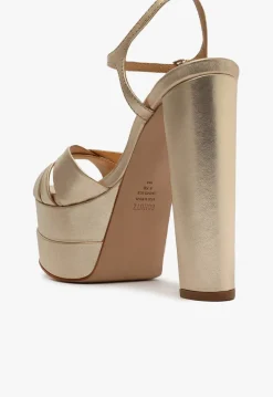 Best Schutz Keefa High Sandal Gold