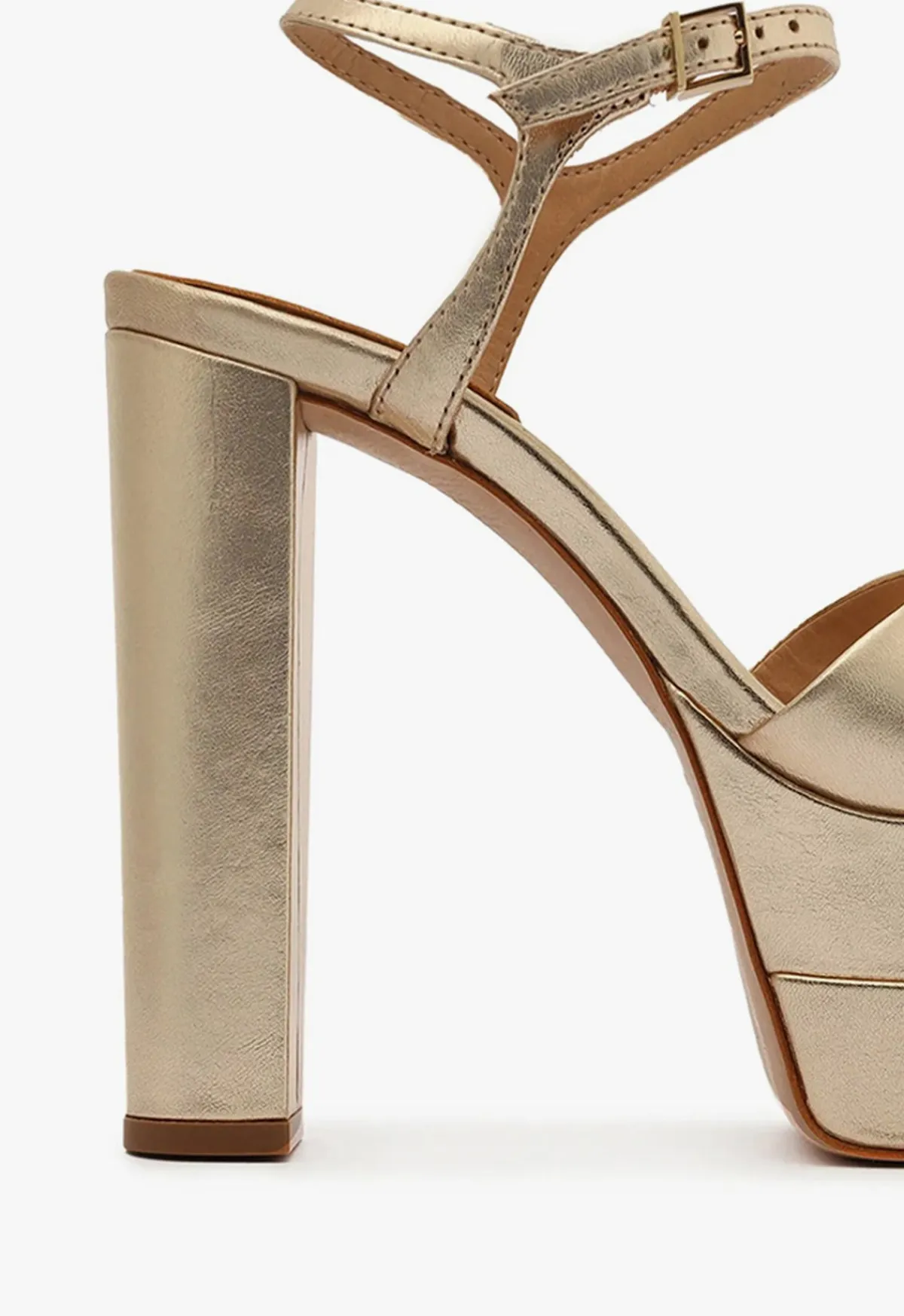 Best Schutz Keefa High Sandal Gold