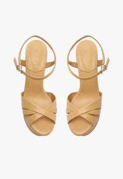 Online Schutz Keefa High Sandal Light Beige