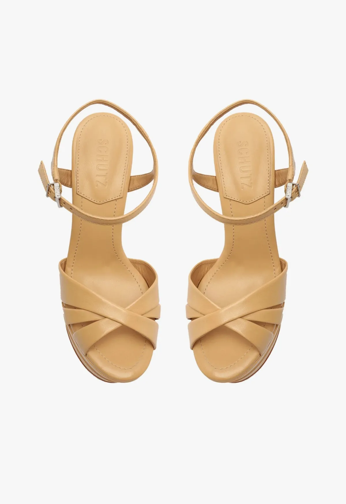 Online Schutz Keefa High Sandal Light Beige