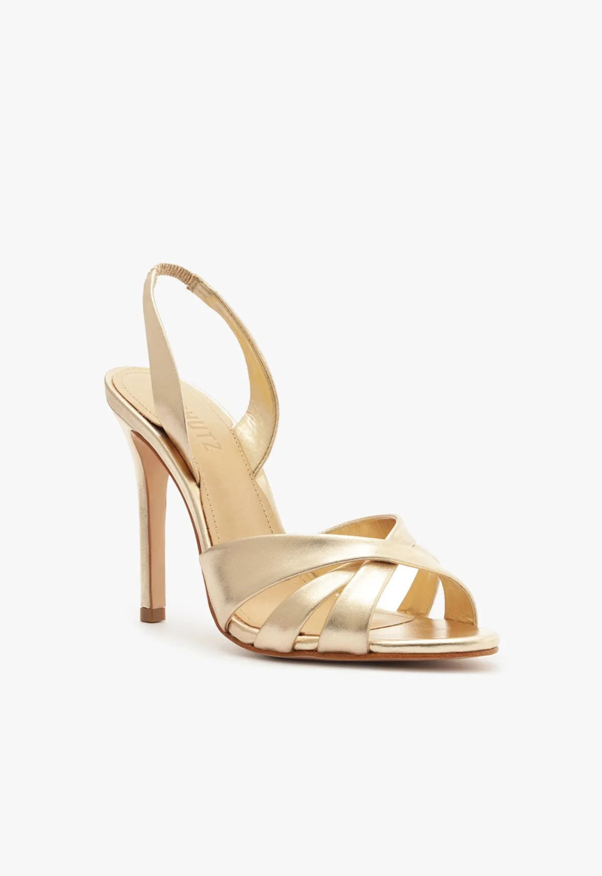 Hot Schutz Keefa Sling Metallic Leather Sandal Gold