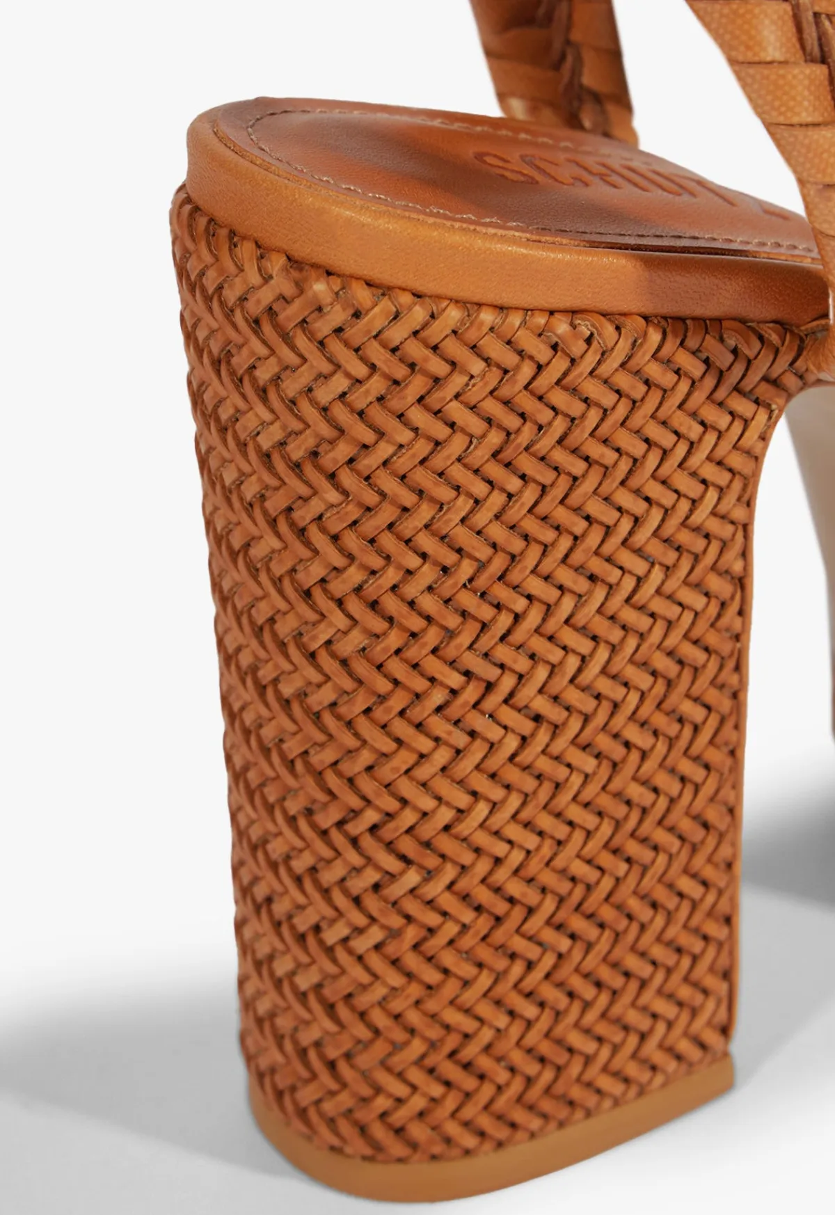 Online Schutz Khari Platform Sandal Brown