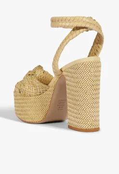 New Schutz Khari Platform Sandal Beige