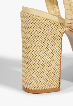 New Schutz Khari Platform Sandal Beige