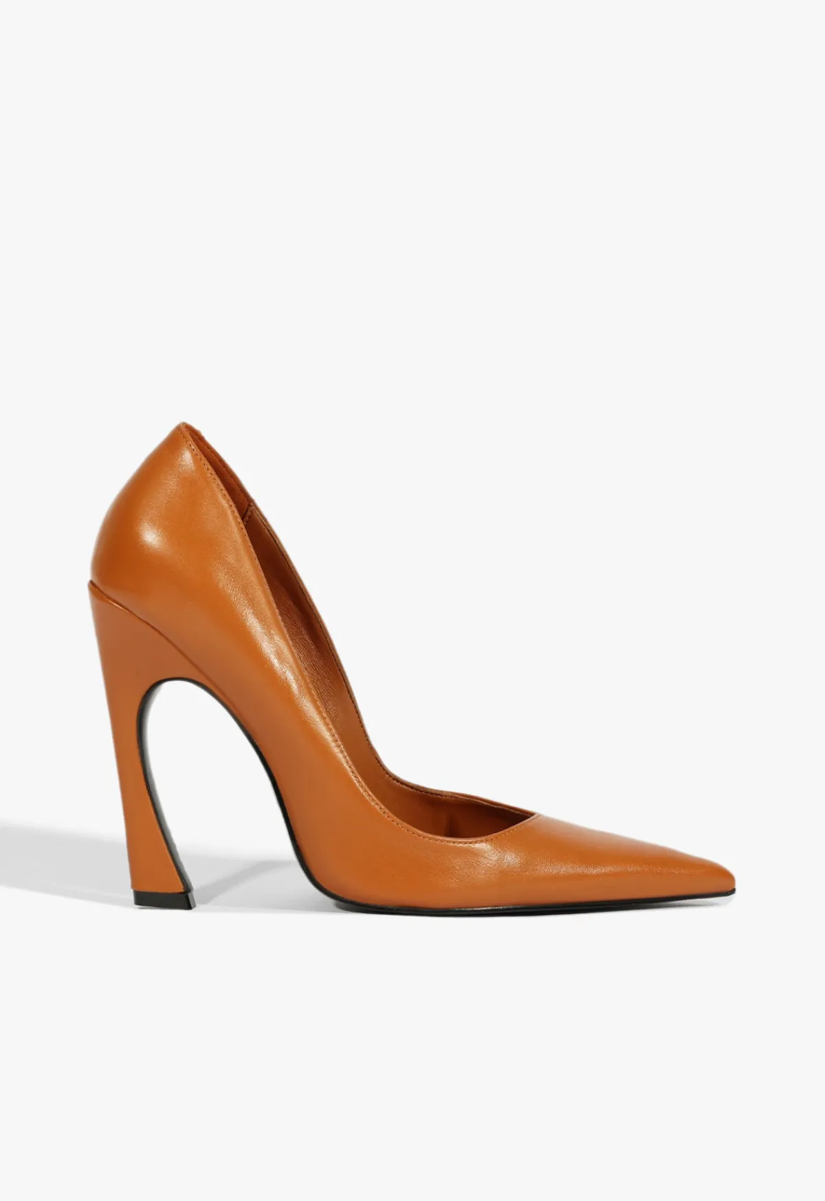Discount Schutz Lexi High Sculptural Pump Brown