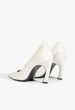 Fashion Schutz Lexi Lo Patent Pump White