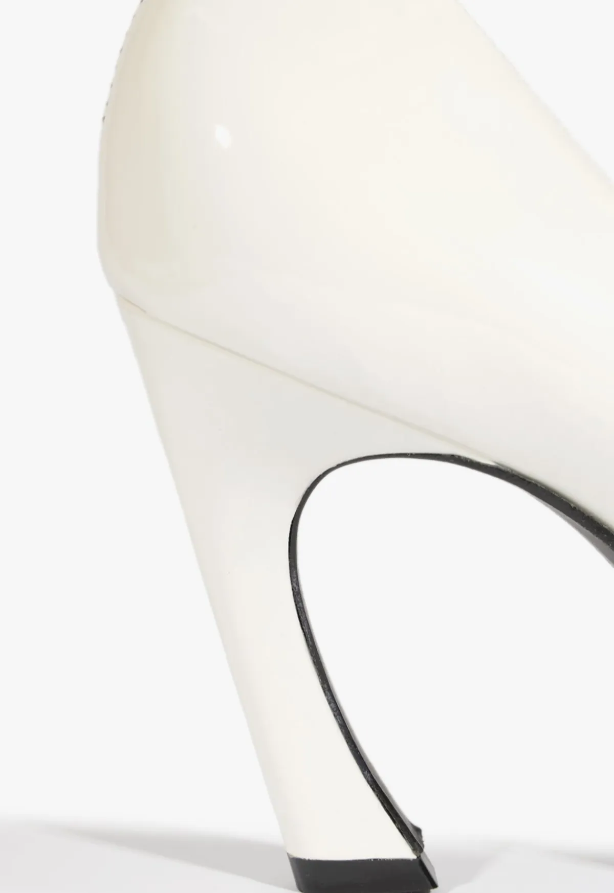Fashion Schutz Lexi Lo Patent Pump White
