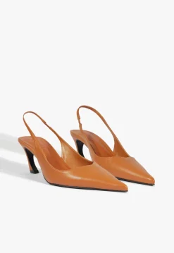 Online Schutz Lexi Mid Sculptural Pump Brown