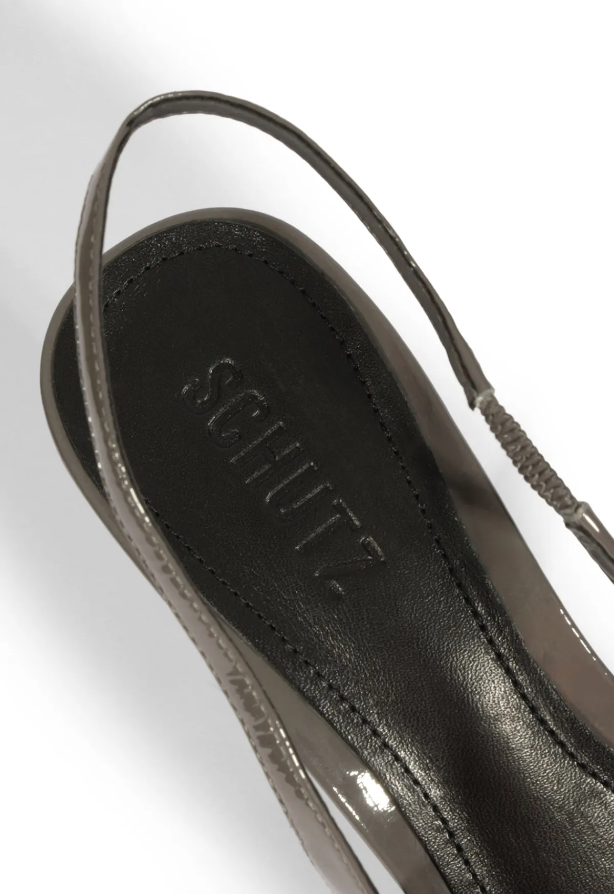 Fashion Schutz Lexi Sling Patent Pump Gray