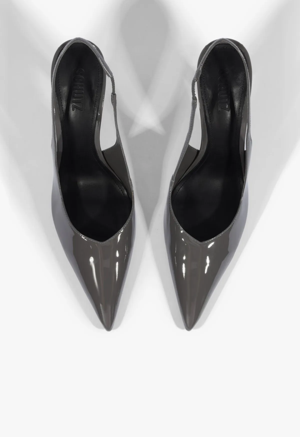 Fashion Schutz Lexi Sling Patent Pump Gray