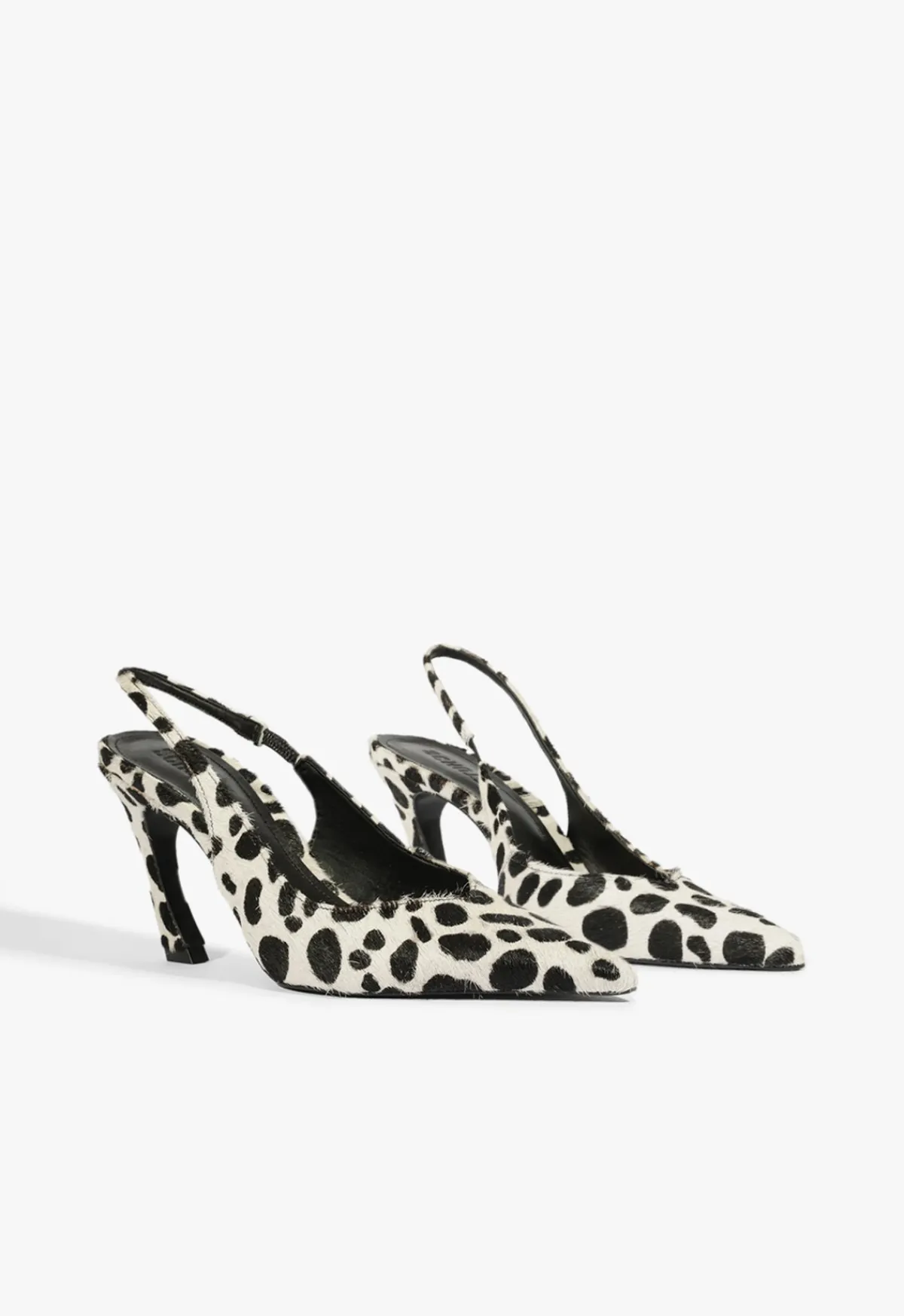 Outlet Schutz Lexi Sling Wild Hair Calf Pump White