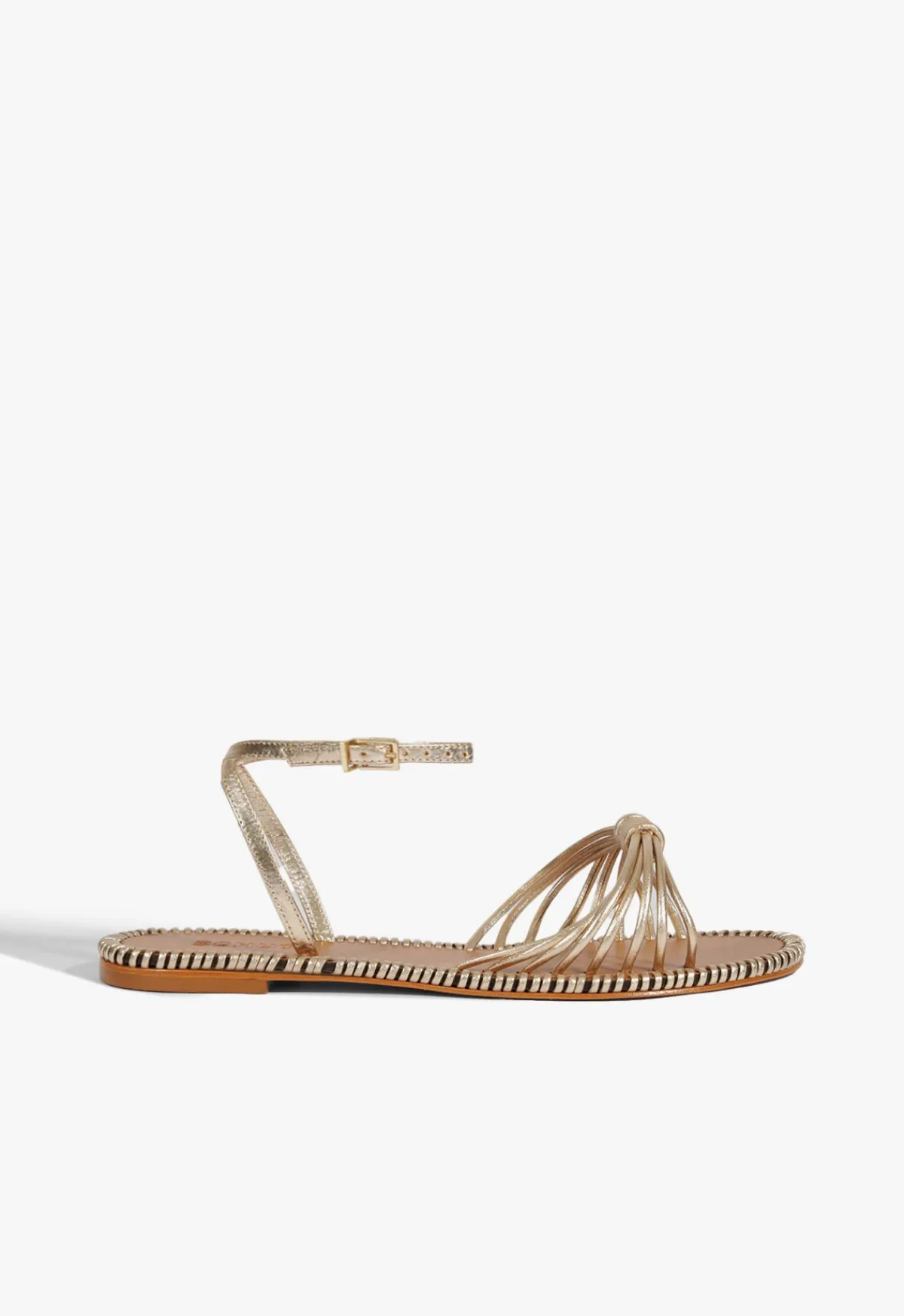 Hot Schutz Livia Leather Flat Sandal Gold