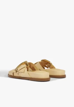 New Schutz Lois Beige Sporty Sandal Natural Nibs
