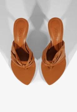 Sale Schutz Lori Mid Sandal Brown