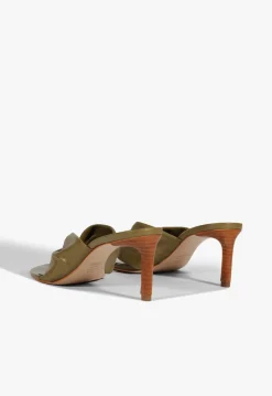 Sale Schutz Lori Mid Sandal Green