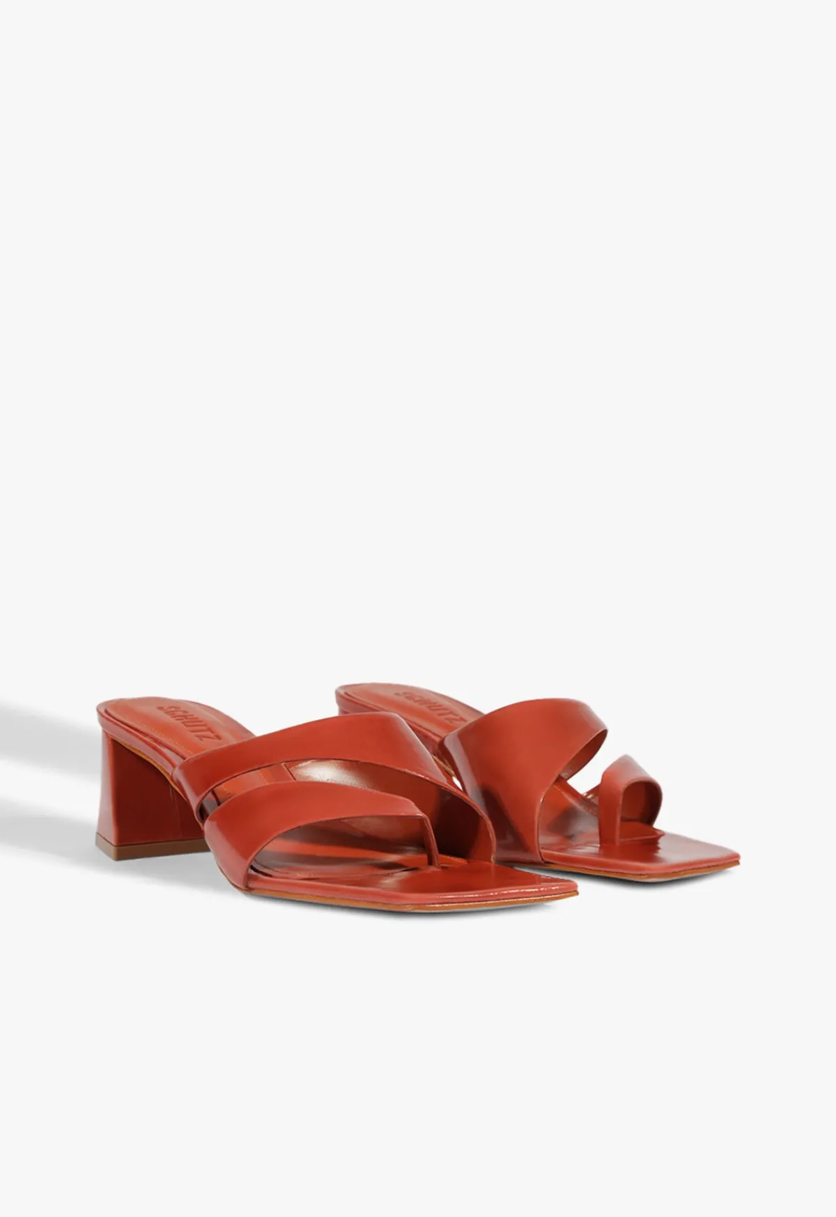 Best Schutz Madeline Mid Sandal Caiena Red