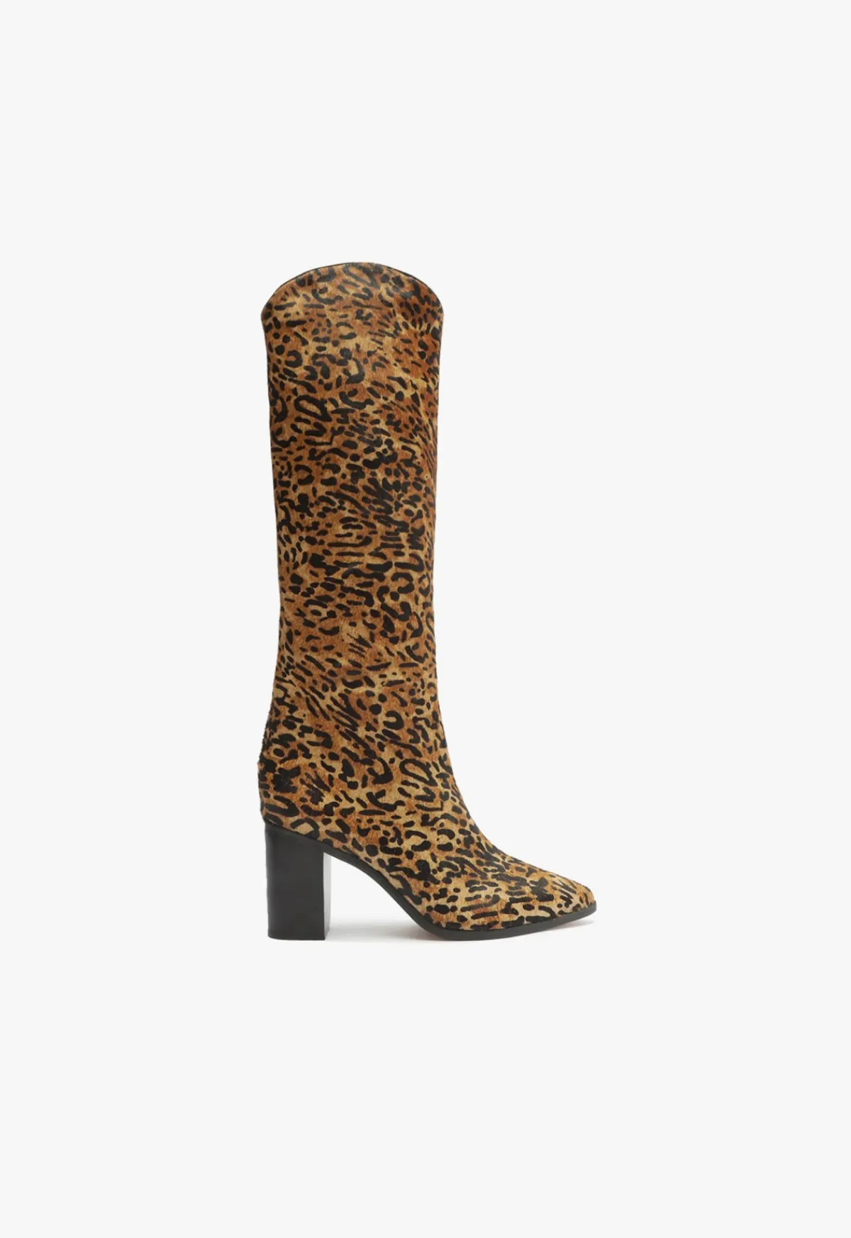 Best Schutz Maryana Leather Boot Animal Print