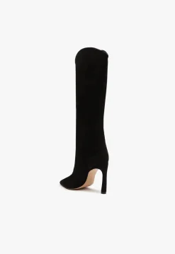 New Schutz Maryana Sculpt Nubuck Boot Black