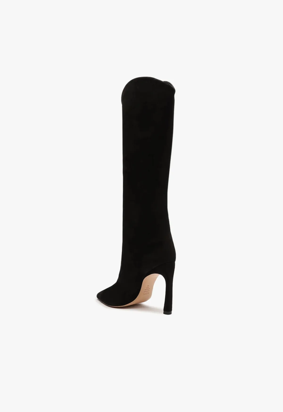 New Schutz Maryana Sculpt Nubuck Boot Black