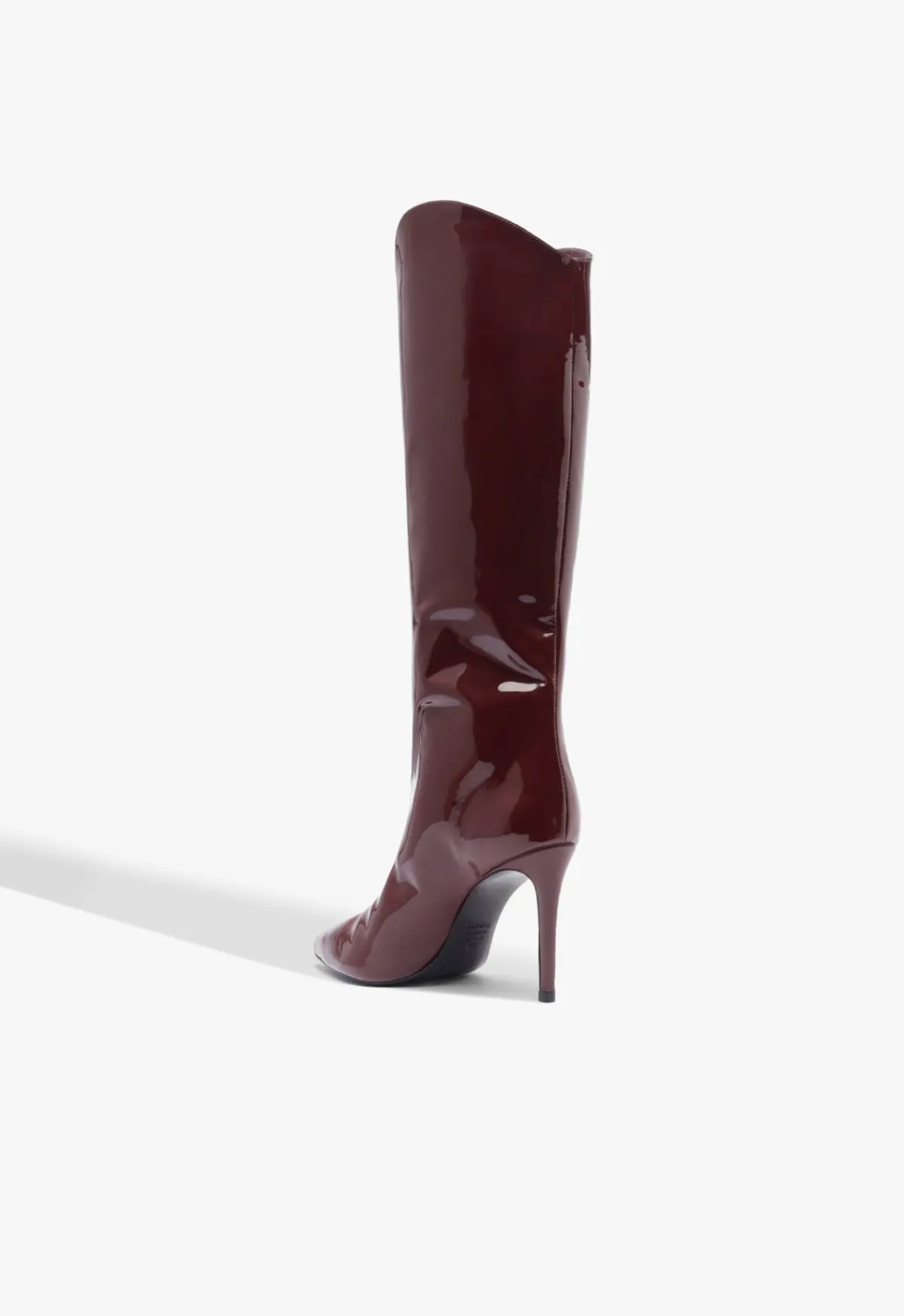 Clearance Schutz Maryana Wide Patent Boot Red