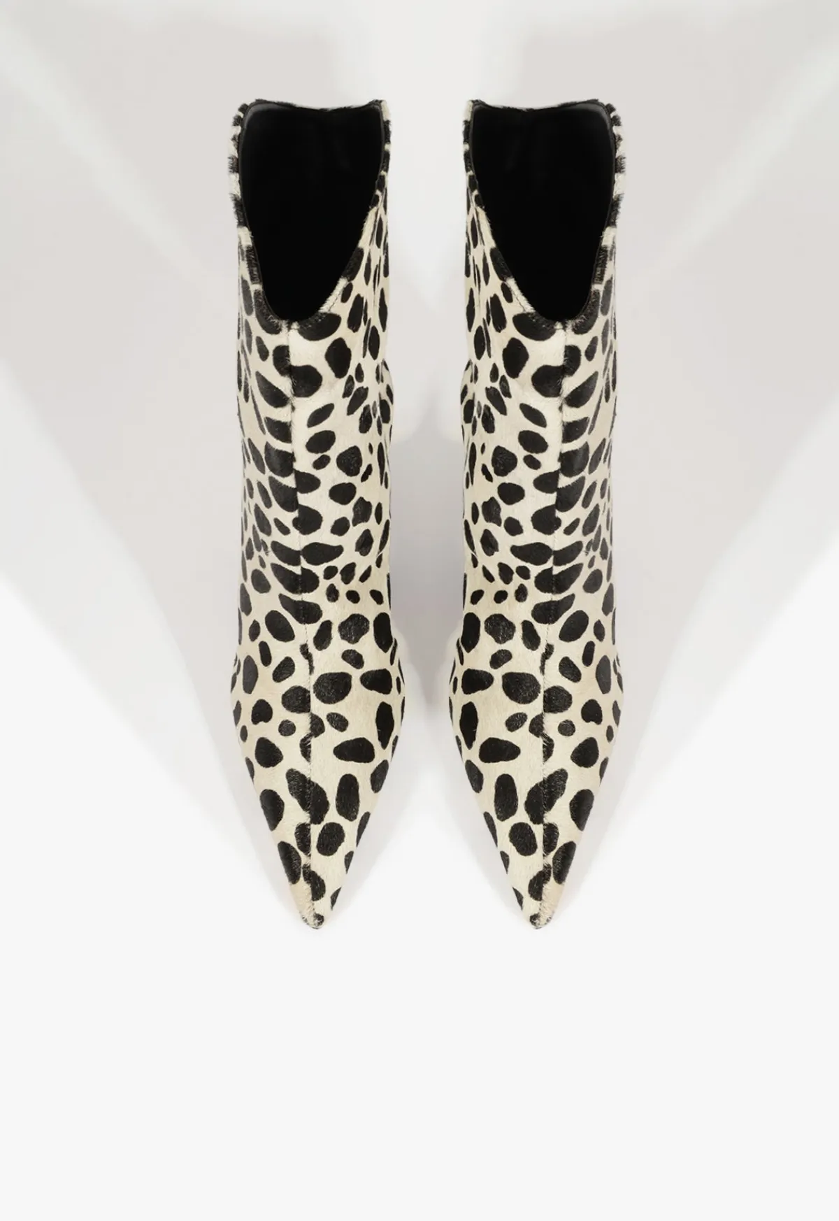Outlet Schutz Maryann Curve Hair Calf Bootie White