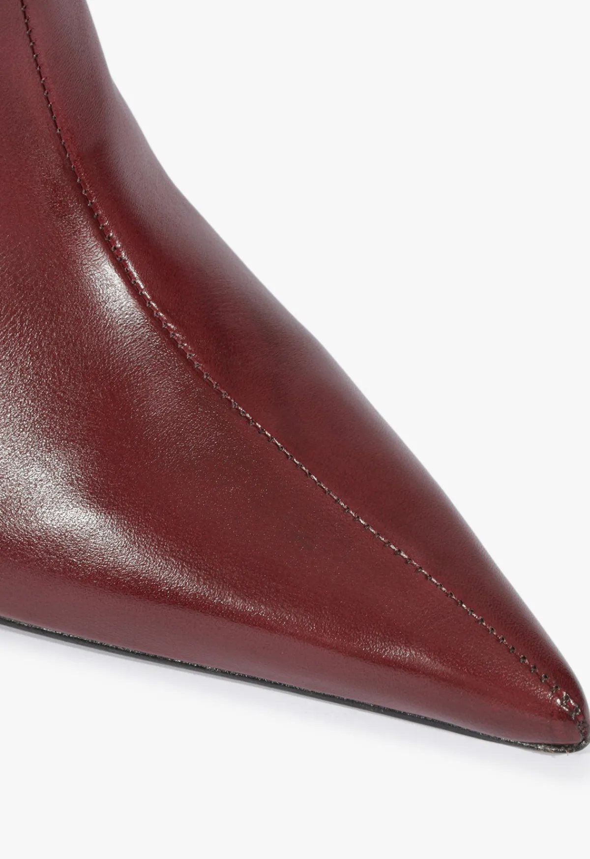 Fashion Schutz Maryann Curve Leather Bootie Red