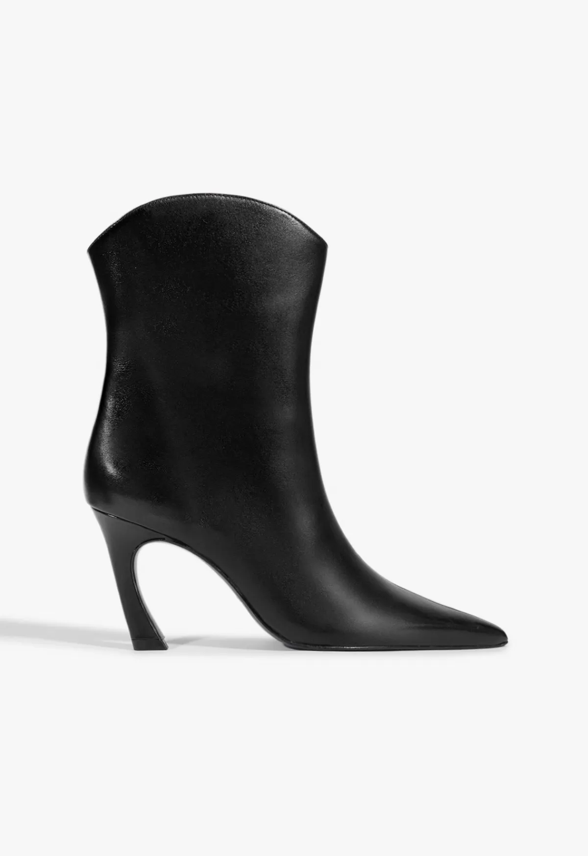 Hot Schutz Maryann Curve Leather Bootie Black