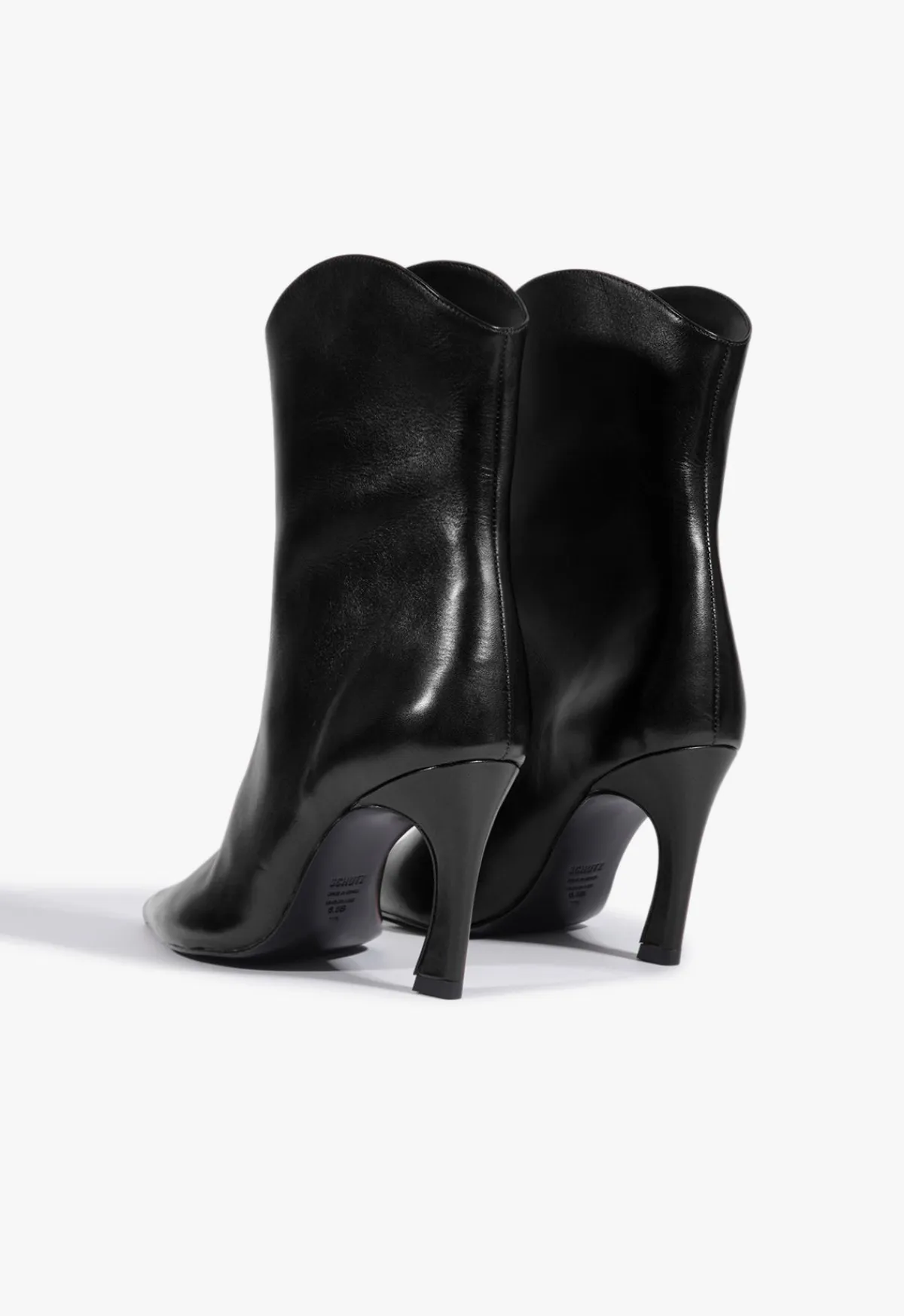 Hot Schutz Maryann Curve Leather Bootie Black