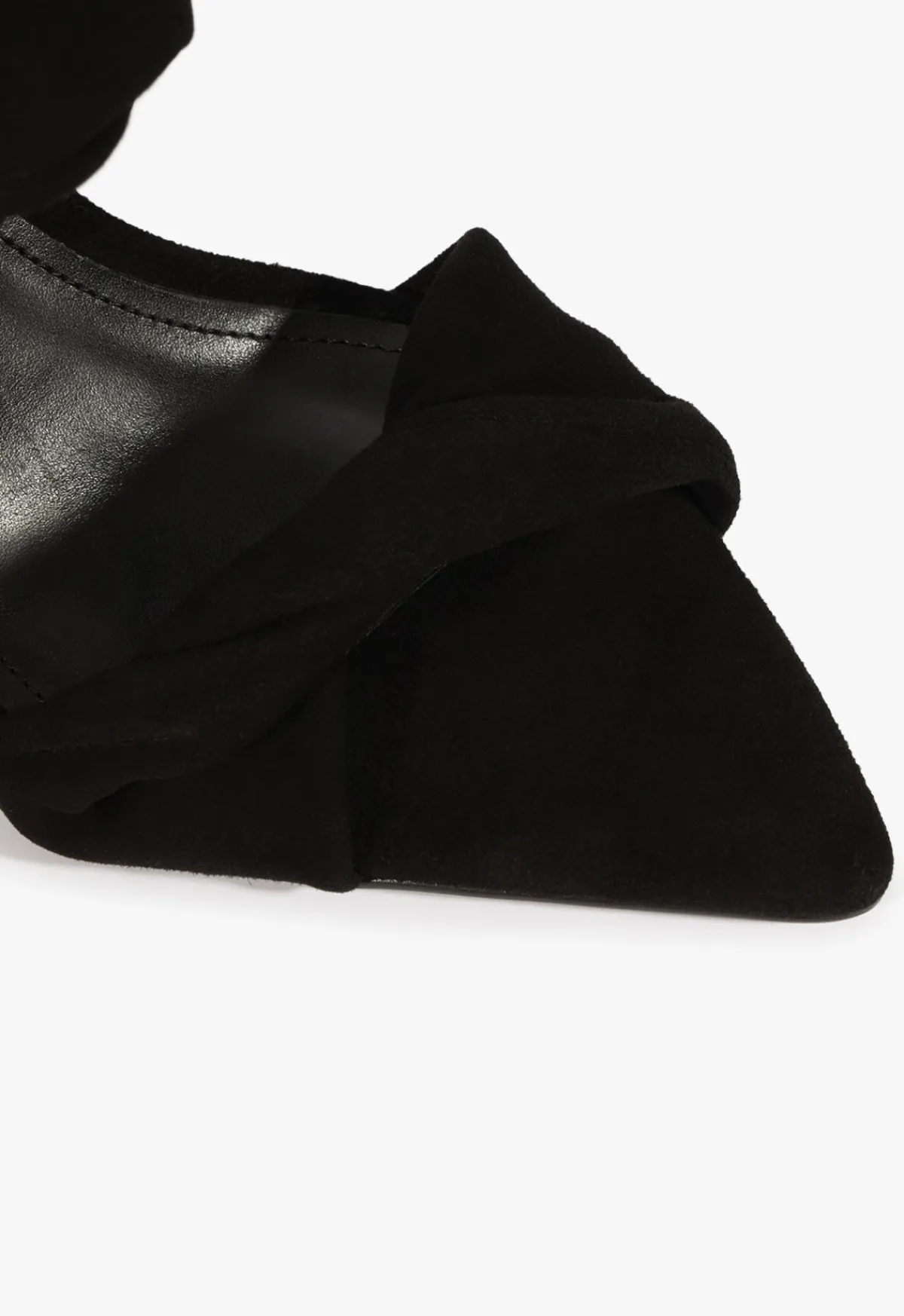 Online Schutz Meline Mule Suede Sandal Black