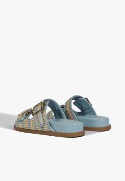 Sale Schutz Naomi Sporty Sandal Blue