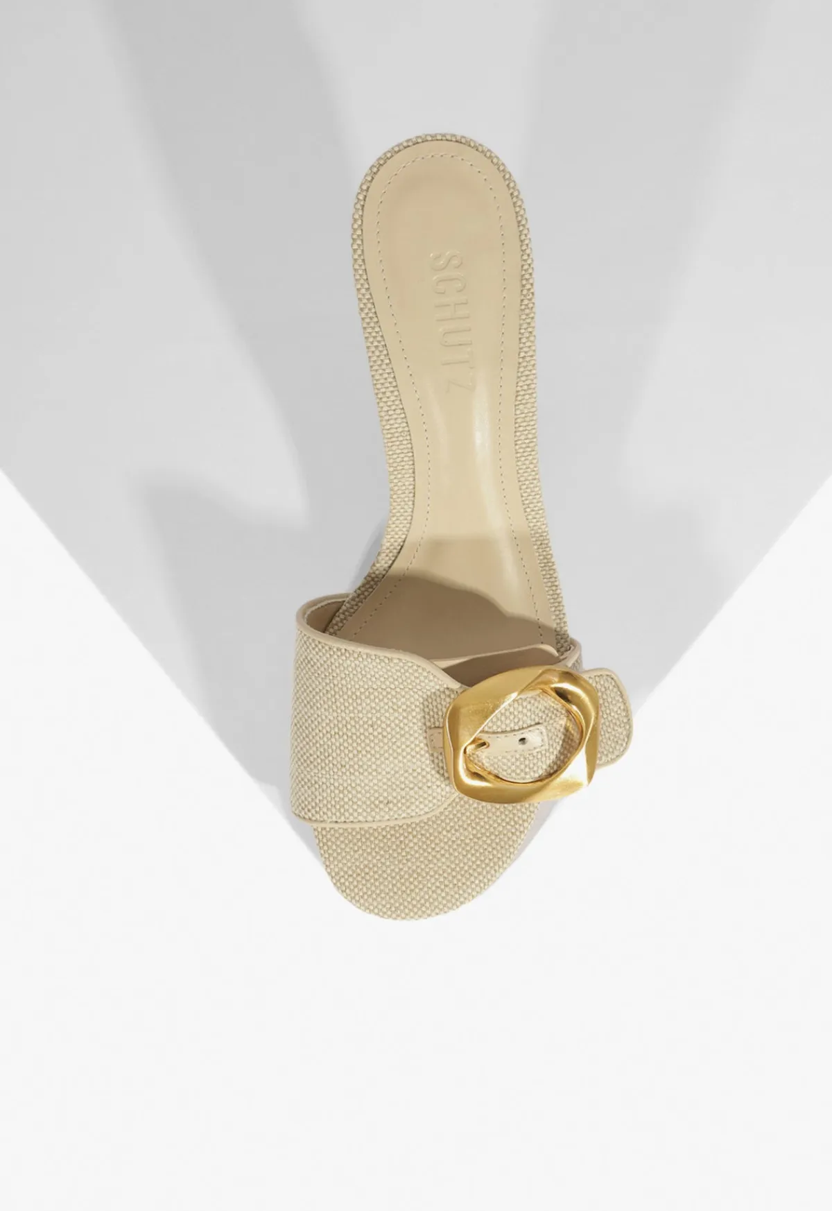 Fashion Schutz Olga Kitten Sandal Beige
